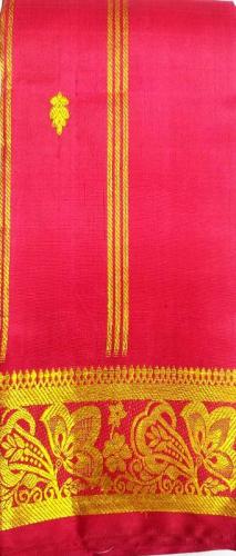 THIRUBHUVANAM HF ZARI SILK SAREE 550 MTS